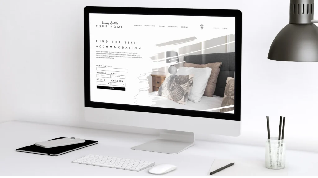 Responsive website design example for businesses in Bakhri, showcasing user-friendly layout and global reach